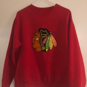 NHL Blackhawks Sweatshirt 🦅 Size L $36 📦
